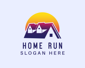 Sunset Home Residence logo design