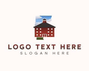 Map - Vermont Barn Museum logo design