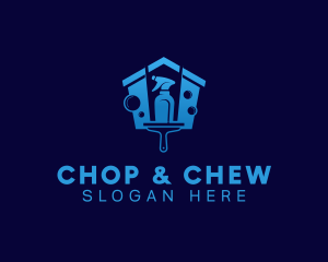 House Clean Squeegee Logo