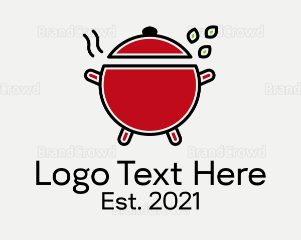 Kitchen Cooking Pot Logo