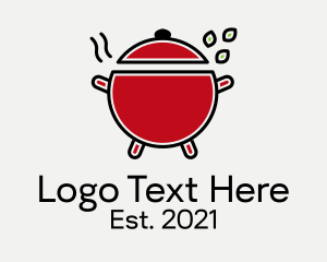 Curry - Kitchen Cooking Pot logo design