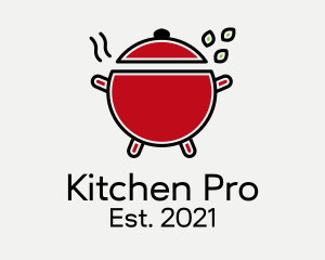 Cookware - Kitchen Cooking Pot logo design