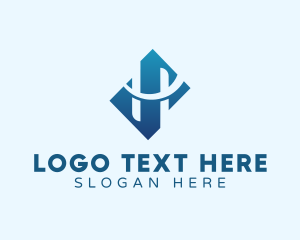 Start Up - Business Company Letter H logo design