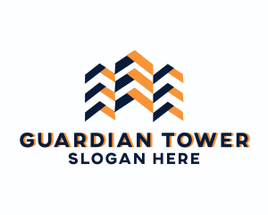 Tower Building Architecture logo design