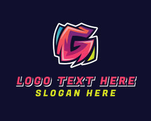 Rap Label - Urban Letter G logo design