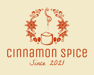 Cinnamon - Cinnamon Nutmeg Spices logo design