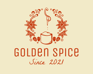 Cinnamon Nutmeg Spices logo design