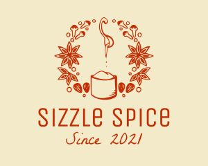 Cinnamon Nutmeg Spices logo design