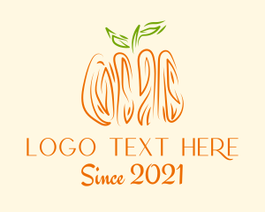 Scribble - Pumpkin Patch Scribble logo design