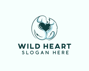 Pet Heart Veterinary logo design