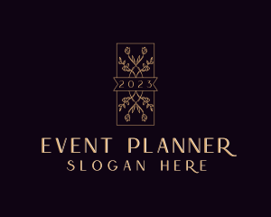 Floral Wreath Event Place logo design