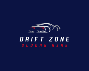 Car Drifting Racer logo design