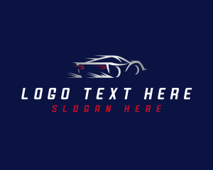 Transport - Car Drifting Racer logo design