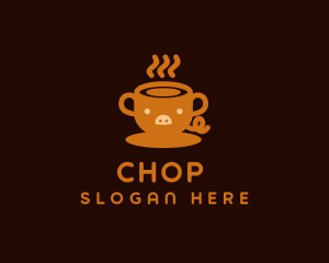 Espresso - Pig Cup Cafe logo design