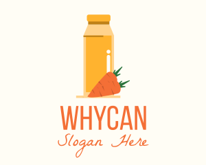 Carrot Juice Bottle Logo