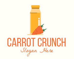 Carrot - Carrot Juice Bottle logo design