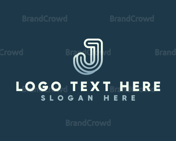 Startup Studio Letter J Logo