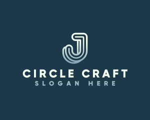 Rounded - Startup Studio Letter J logo design