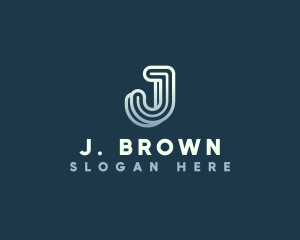Startup Studio Letter J logo design