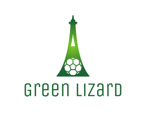 Green Soccer Tower logo design