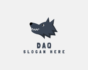 Dog - Cute Alpha Wolf logo design