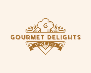 Gourmet Chef Toque logo design