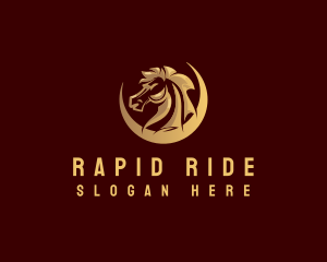 Horse Stallion Equine logo design