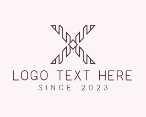 Website - Minimal Diamond Letter X logo design