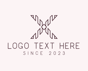 Letter X - Minimal Diamond Letter X logo design
