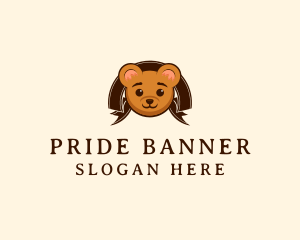 Cute Teddy Bear logo design