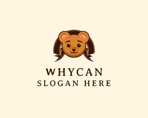 Pediatrician - Cute Teddy Bear logo design
