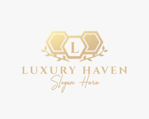 Luxury Expensive Leaf logo design