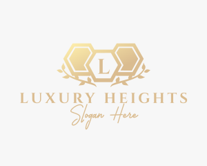 Luxury Expensive Leaf logo design