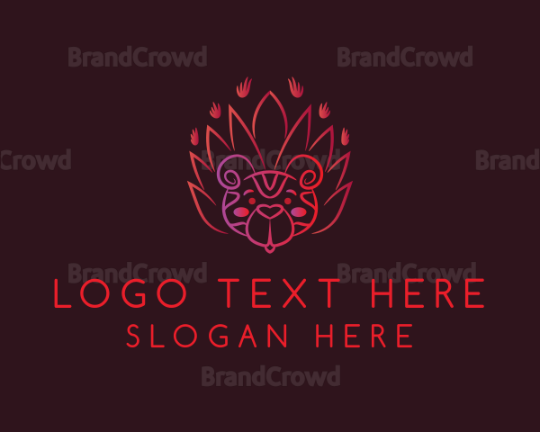 Flower Bear Luxury Logo