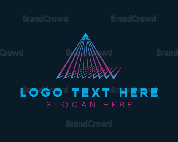 Generic Pyramid Tech Logo