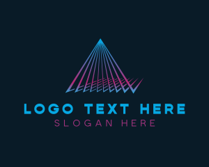 Developer - Generic Pyramid Tech logo design