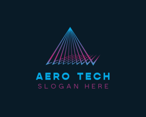 Generic Pyramid Tech logo design