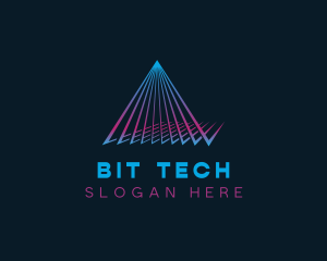 Generic Pyramid Tech logo design