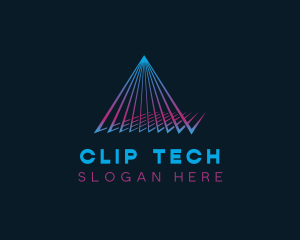 Generic Pyramid Tech logo design