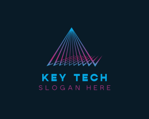 Generic Pyramid Tech logo design