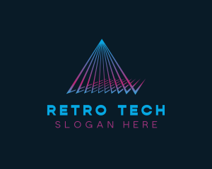 Generic Pyramid Tech logo design