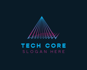 Generic Pyramid Tech logo design