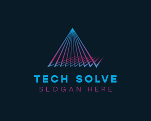 Generic Pyramid Tech logo design