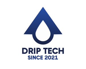 Leak - Blue Roof Drop logo design