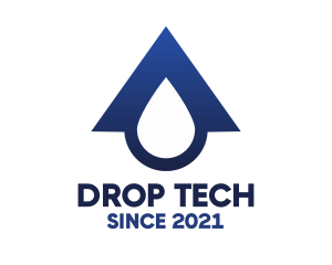 Drop - Blue Roof Drop logo design