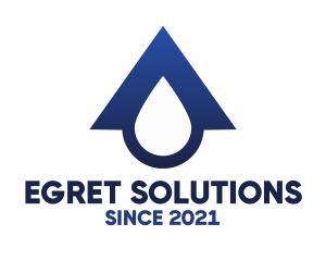 Blue Roof Drop logo design