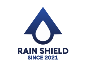 Blue Roof Drop logo design