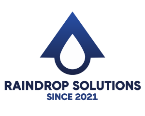 Drop - Blue Roof Drop logo design