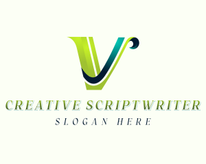 Business Studio Letter V Logo