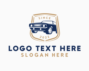 Sports Car - Sports Car Shield logo design